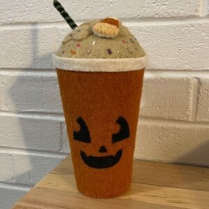 Felt Pumpkin Spice decoration